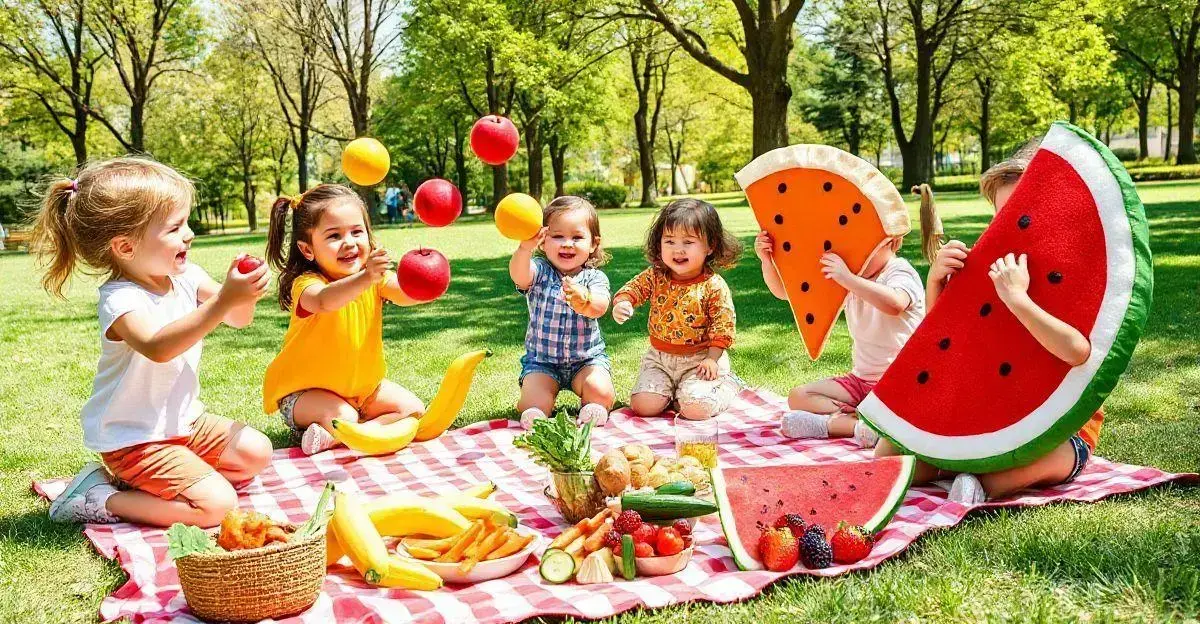 Incorporating Active Play with Food Themes