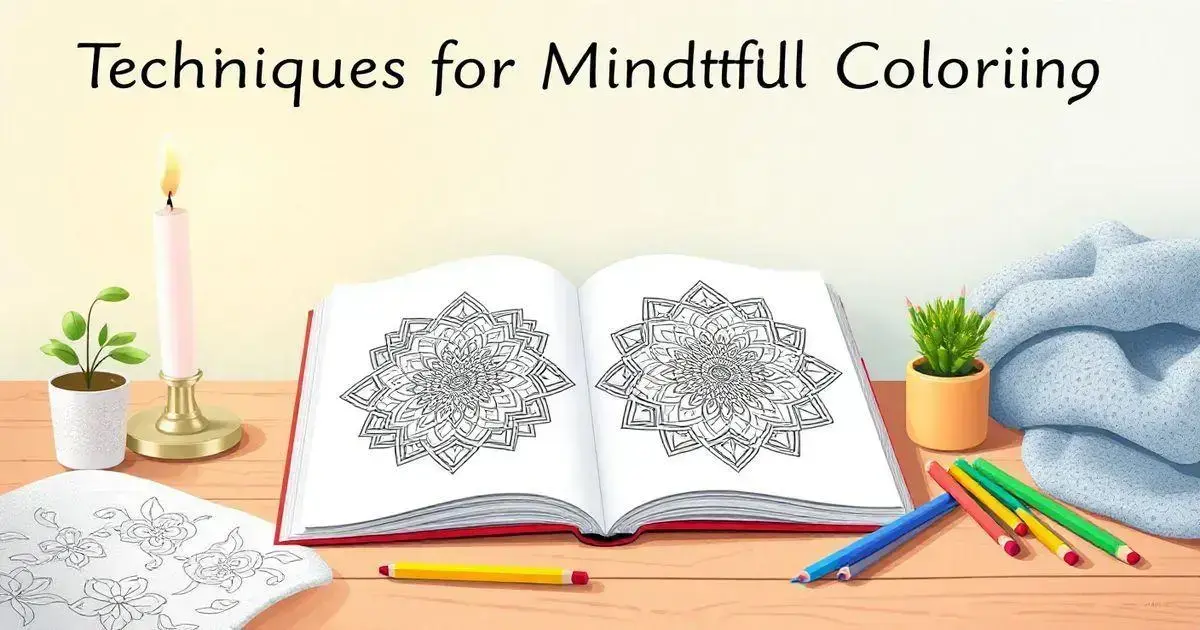 Techniques for Mindful Coloring