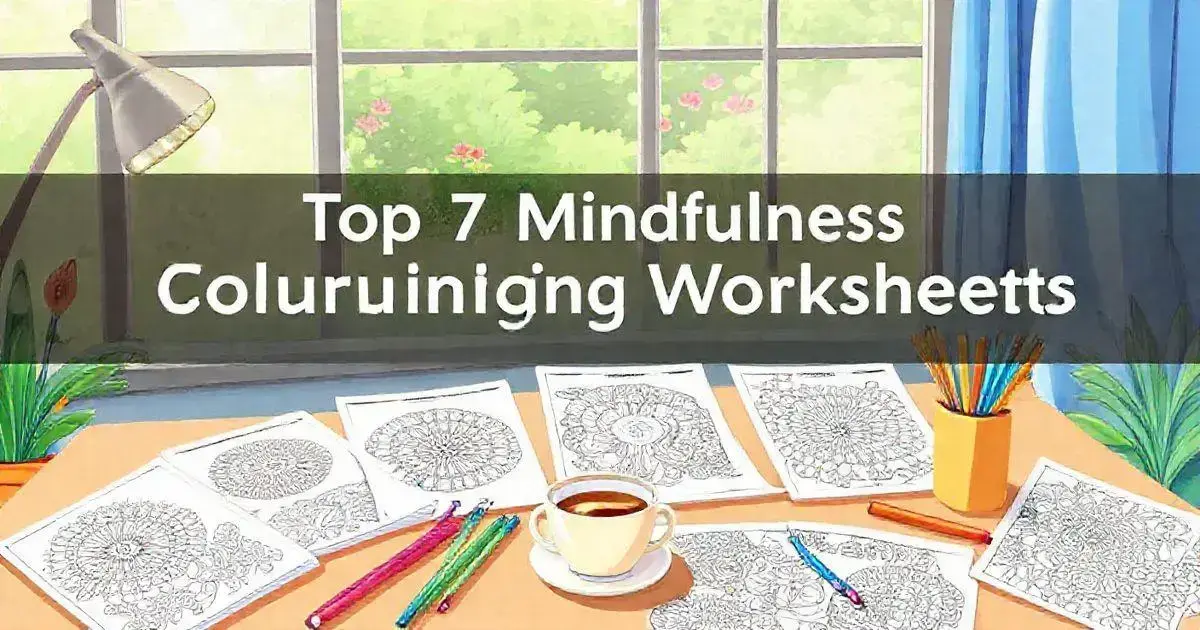 Top 7 Mindfulness Colouring Worksheets