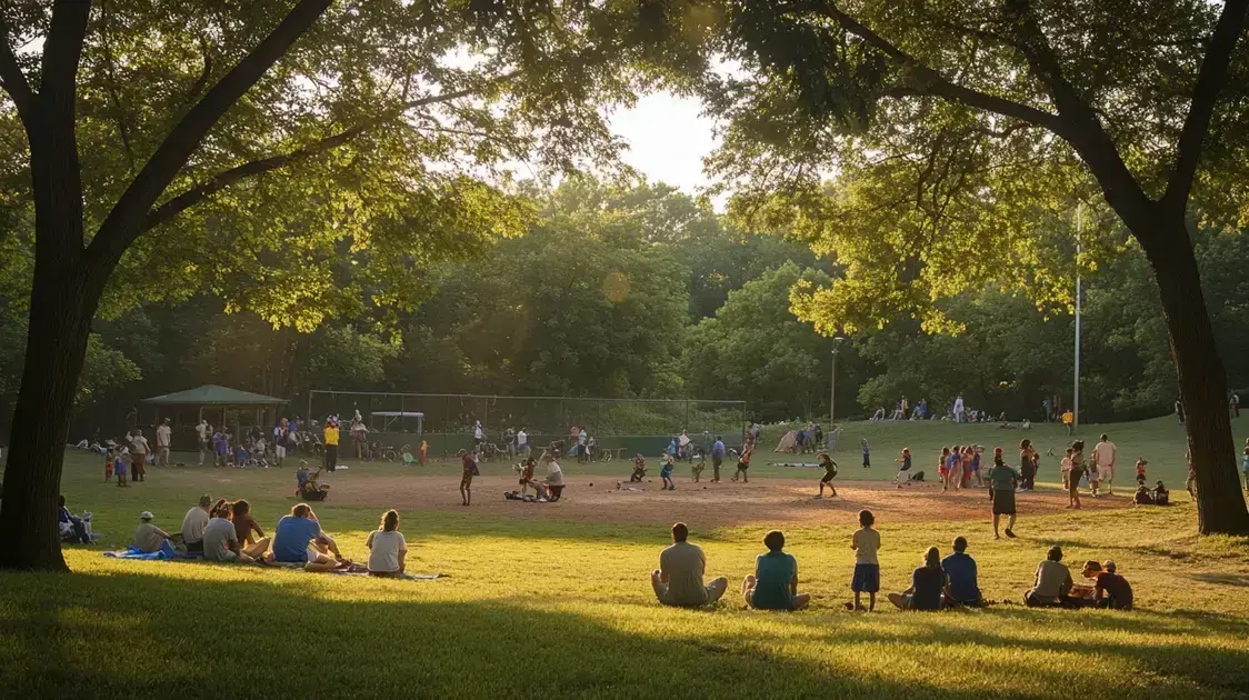 Community engagement through baseball sports